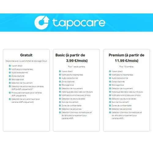 TP-Link Tapo 2K Caméra Surveillance WiFi intérieure 360° Tapo C210, UHD 3MP, Détection de personne, Vision Nocturne, Audio Bidirectionnel, Compatible avec Alexa et Google Assistant, pour Bébé/Animaux – Image 10