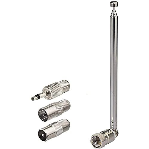 Bingfu Antenne Radio FM Intérieur Télescopique Antenne Chaine HiFi 75 Ohm pour Tivoli Sony Yamaha Onkyo Denon Pioneer Système Musique Bose Wave Bluetooth Récepteur Stéréo Amplifiee Tuner FM – Image 10