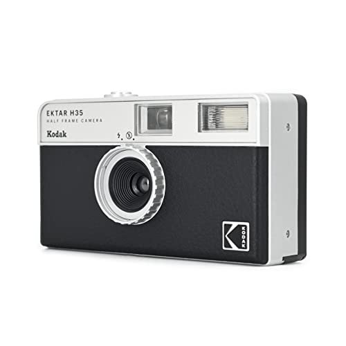 KODAK EKTAR H35 Caméra vidéo demi-format 35 mm, réutilisable, sans mise au point, léger, facile à utiliser (noir) (film et pile AAA non incluse) – Image 4