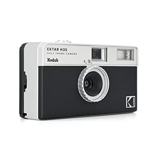 KODAK EKTAR H35 Caméra vidéo demi-format 35 mm, réutilisable, sans mise au point, léger, facile à utiliser (noir) (film et pile AAA non incluse) – Image 3