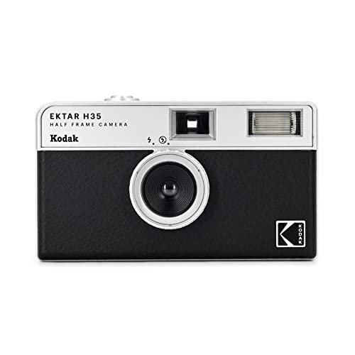 KODAK EKTAR H35 Caméra vidéo demi-format 35 mm, réutilisable, sans mise au point, léger, facile à utiliser (noir) (film et pile AAA non incluse) – Image 2