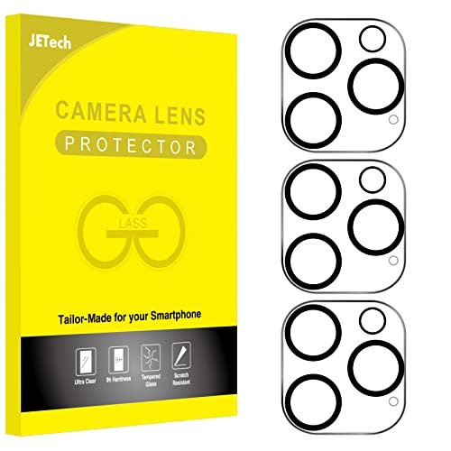 JETech Protection Objectif Caméra Arrière pour iPhone 12 Pro Max 6,7 Pouces, Film en Verre Trempé 9H, Ultra HD, Anti-Rayures, Lot de 3 – Image 2