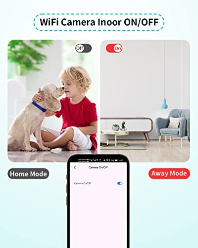 Caméra Surveillance WiFi, 1080P Babyphone Caméra pour Surveiller Les Bébés/Maison, Intérieure 360 °, Audio Bidirectionnel, Détection Mouvement & de Son, Carte SD&Cloud 1 Unité (Lot de 1) Blanche – Image 7