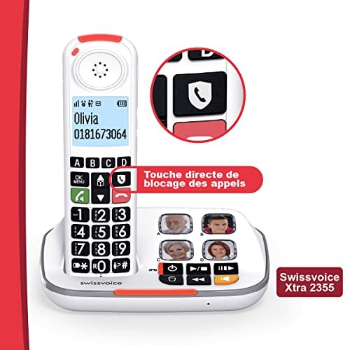 swissvoice Xtra 2355 téléphone sans Fil avec répondeur aux Fonctions de Confort renforcées – Image 7
