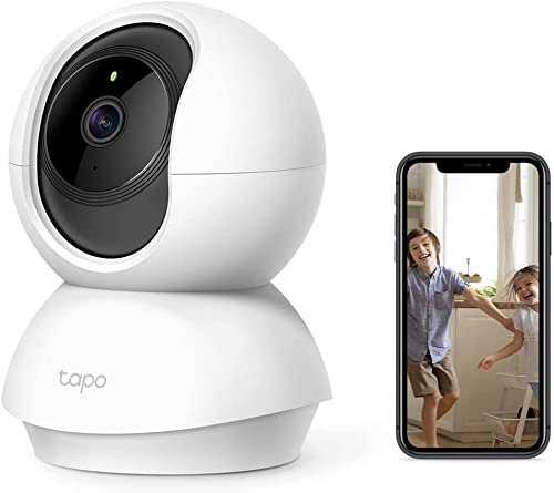 TP-Link Tapo 2K Caméra Surveillance WiFi intérieure 360° Tapo C210, UHD 3MP, Détection de personne, Vision Nocturne, Audio Bidirectionnel, Compatible avec Alexa et Google Assistant, pour Bébé/Animaux – Image 2