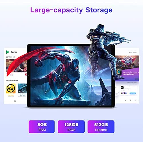 CHUWI Tablette Tactile 11 Pouces HiPad Plus,Tablette Android 11 avec 8 Go RAM+128 Go ROM,Processeur Mediatek MT8183 Octa Core 2.0Ghz,2176 x1600 FHD IPS,Caméra 8MP/13MP,7000 mAh,2.4G/5G WiFi,BT5.0 – Image 4