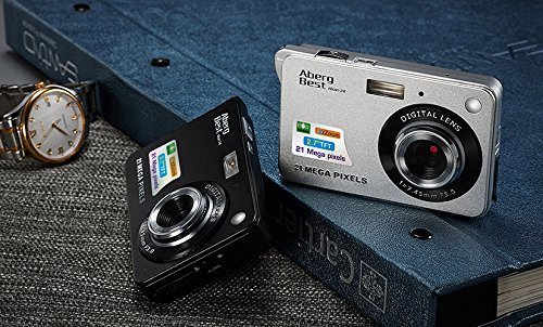 AbergBest Appareil Photo 21 Mega Pixels 2.7 LCD Rechargeable HD Digital Camera Caméra vidéo numérique pour Les étudiants, Les Enfants, Les Adultes (Noir) – Image 5