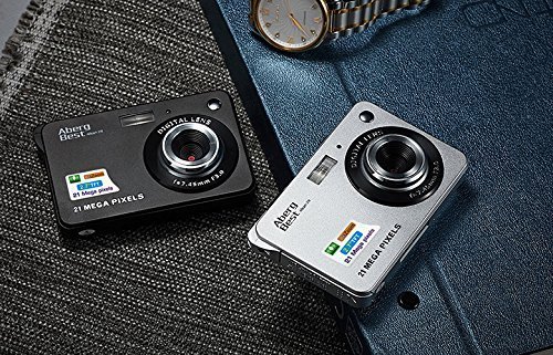 AbergBest Appareil Photo 21 Mega Pixels 2.7 LCD Rechargeable HD Digital Camera Caméra vidéo numérique pour Les étudiants, Les Enfants, Les Adultes (Noir) – Image 6
