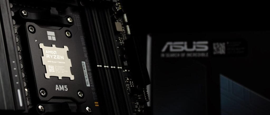 Amd ryzen cpu on an asus motherboard